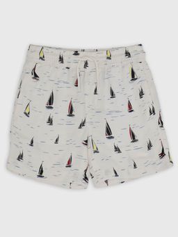 Tommy Hilfiger - Boys White Printed Shorts White
