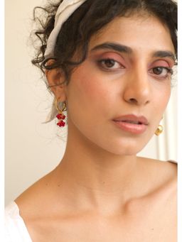 Tangerine - Hazelnut Drop Earrings