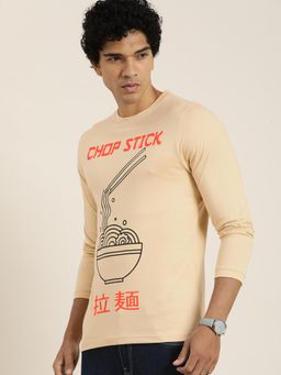 DILLINGER - Beige Graphic Regular T-Shirt