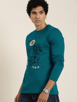 DILLINGER - Green Graphic Regular T-Shirt