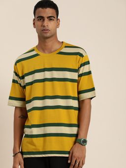 DILLINGER - Multi-Color Striped Oversized T-Shirt