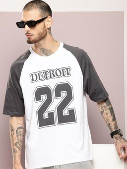 DILLINGER - Off White Typographic Oversized T-shirt