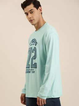 DILLINGER - Typographic Blue Oversized T-Shirt