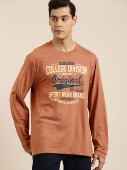 DILLINGER - Typographic Peach Oversized T-Shirt