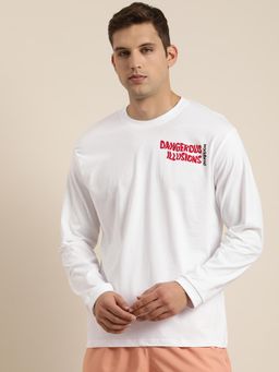 DILLINGER - White Graphic Oversized T-Shirt