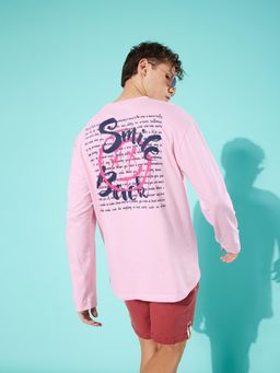 Difference of Opinion - Pink Oversized T-Shirt