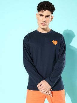 Difference of Opinion - Navy Blue Oversized T-Shirt