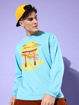 Difference of Opinion - Blue Oversized T-Shirt