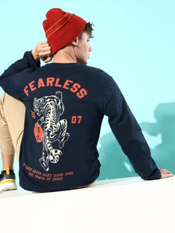 Difference of Opinion - Navy Blue Oversized T-Shirt