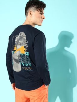Difference of Opinion - Navy Blue Oversized T-Shirt