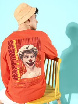 Difference of Opinion - Orange Oversized T-Shirt