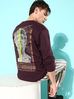 Difference of Opinion - Burgundy Oversized T-Shirt