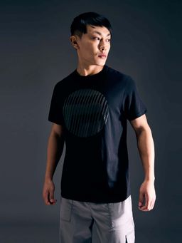 Pepe Jeans - Men Black Graphic Print Half Sleeves T-Shirt