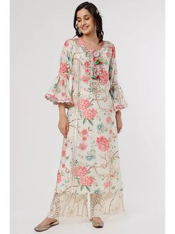 Gopi Vaid - Sameesha Long Kurta With Palazzo