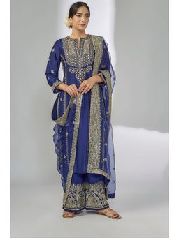 Gopi Vaid - Rati Kurta with Palazzo and Dupatta