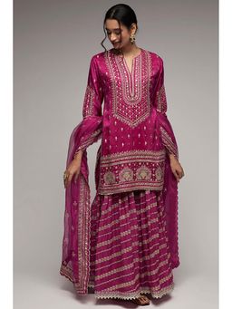 Gopi Vaid - Rati With Jamdani Sharara Set