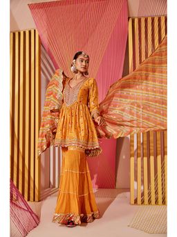 Gopi Vaid - Rashida Kurta with Sharara and Dupatta