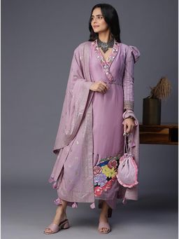 Arpita Sulakshana - Butterfly Hand painted Kurta And Pants With Dupatta