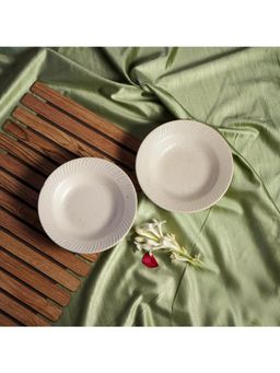 Lupaava - Ceramic Pasta Plate - Beige
