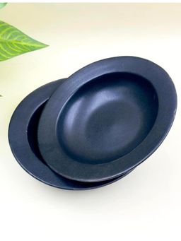 Lupaava - Ceramic Pasta Plate - Black
