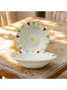 Lupaava - Ceramic Pasta Plate - Multi-Color