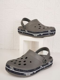 Carlton London - Grey Camo Solid Clogs