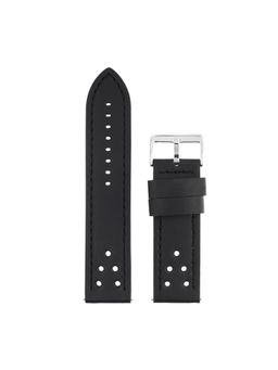 Titan - 24 mm Black Genuine Leather Strap for Men 1001485024S/P