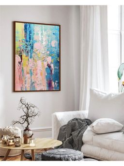 The Art House - Abstract Painting Multicolor (40X30 Inches)