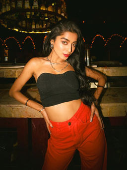 FREAKINS - Black Black Shirr Tube Top