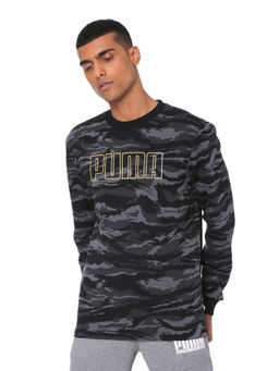 Puma - Men's Camo Fleece Crewneck Sweatshirt