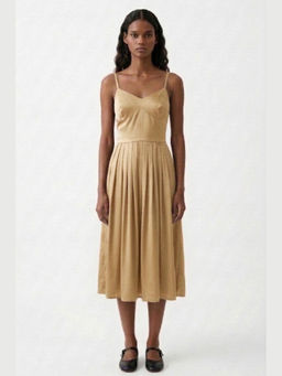 Doodlage - Mary Beige Midi Dress