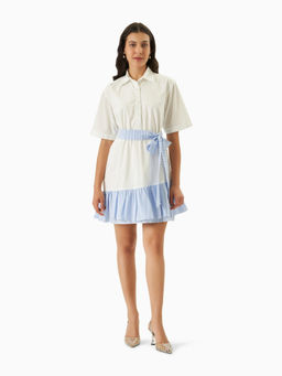 TRISARA - Chill Stripe Shirt Mini Dress