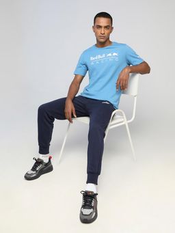 Puma - Red Bull Racing Motorsports Logo Blue Mens Casual T-Shirt