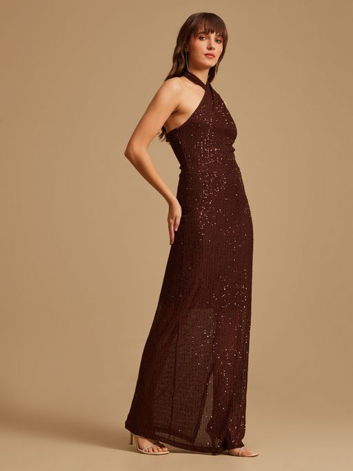 knee length dresses for ladies Janhvi Maxi Dress main image 1