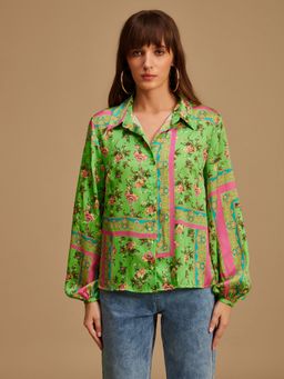 Kazo - Multi-Color Floral Classic Shirt
