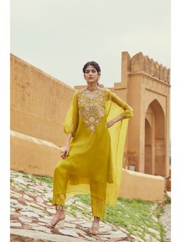 PINK CITY BY SARIKA - Women's Hasti Kaftan with Inner and Pant (Set of 3)