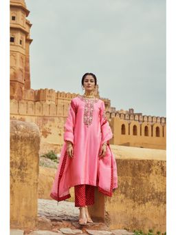 PINK CITY BY SARIKA - Women's Hasti Kurta with Pant and Dupatta (Set of 3)