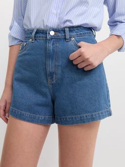 Pomelo - Denim Shorts - Blue