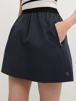 Pomelo - Side Zip Skirt - Navy