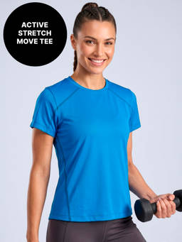 Kica - Cool Tech Gym Tee with Stretch,Quick-Dry&Breathable Mesh for HIIT Workouts KIC025 Turqoise