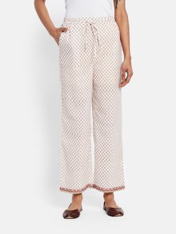 Fabindia - Cotton Block Printed Casual Pant