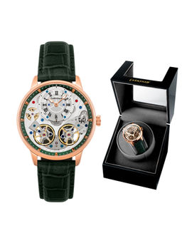 Earnshaw - Limited Edition Brewster Double Barrel Automatic Watch with Winder Box - ES-8273-08-SET