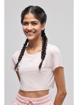 NeceSera - Light Pink Crop T-Shirt