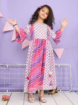 Lil Pitaara - Girls Pure Cotton Gota Dress