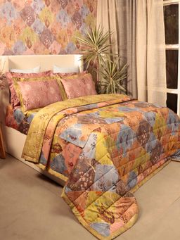 MYTRIDENT - Morning Calm Floral 400 Tc King Size Comforter