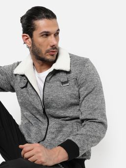 Campus Sutra - Men Stylish Solid Winter Casual Jackets
