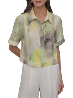 DKNY - Multi-Color Printed Regular Fit Shirt