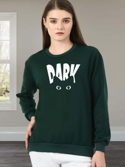 Glito - Green Printed Regular Fit Sweatshirt