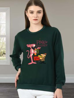 Glito - Green Printed Regular Fit Sweatshirt