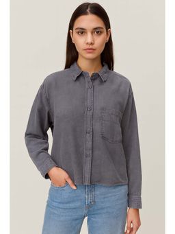NOBARR - Grey Solid Regular Fit Shirt